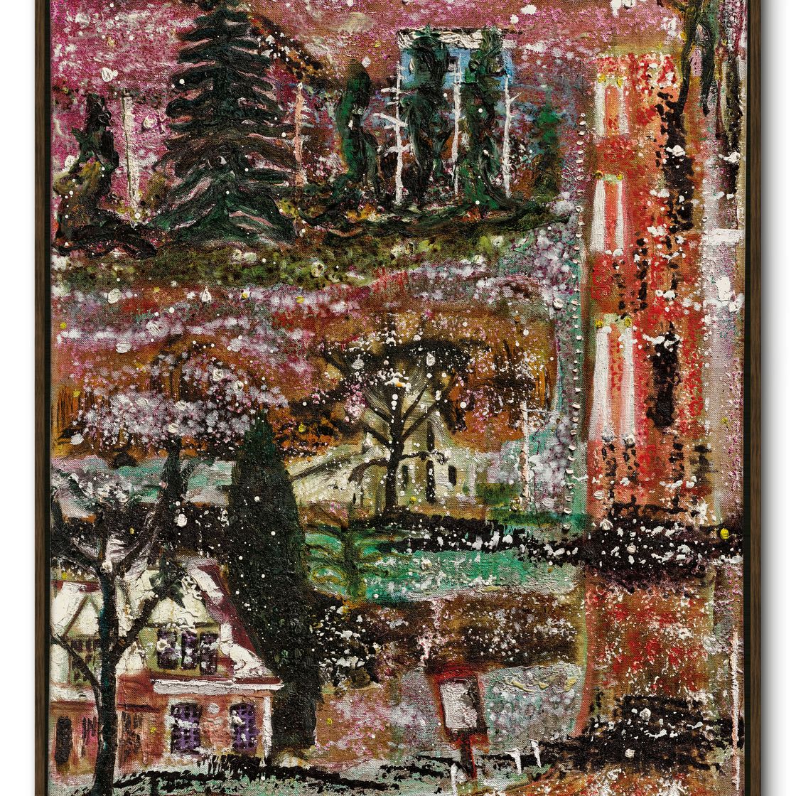 Peter Doig — Несколько домов на Железном холме, изображение 2
