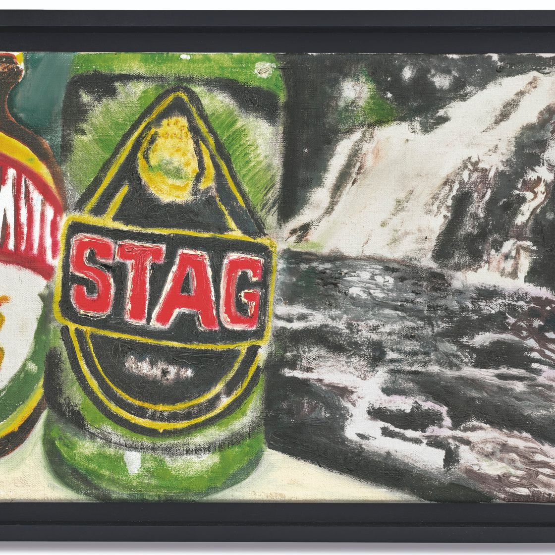 Peter Doig — Звездный яблочный олень и Филип Густон, изображение 2