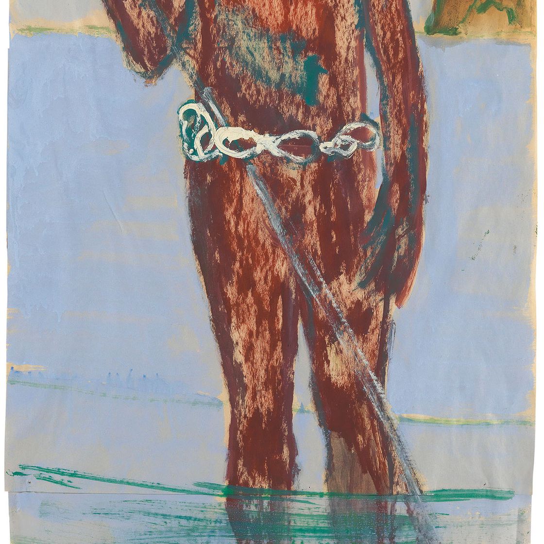 Peter Doig — Человек-рыба-копье