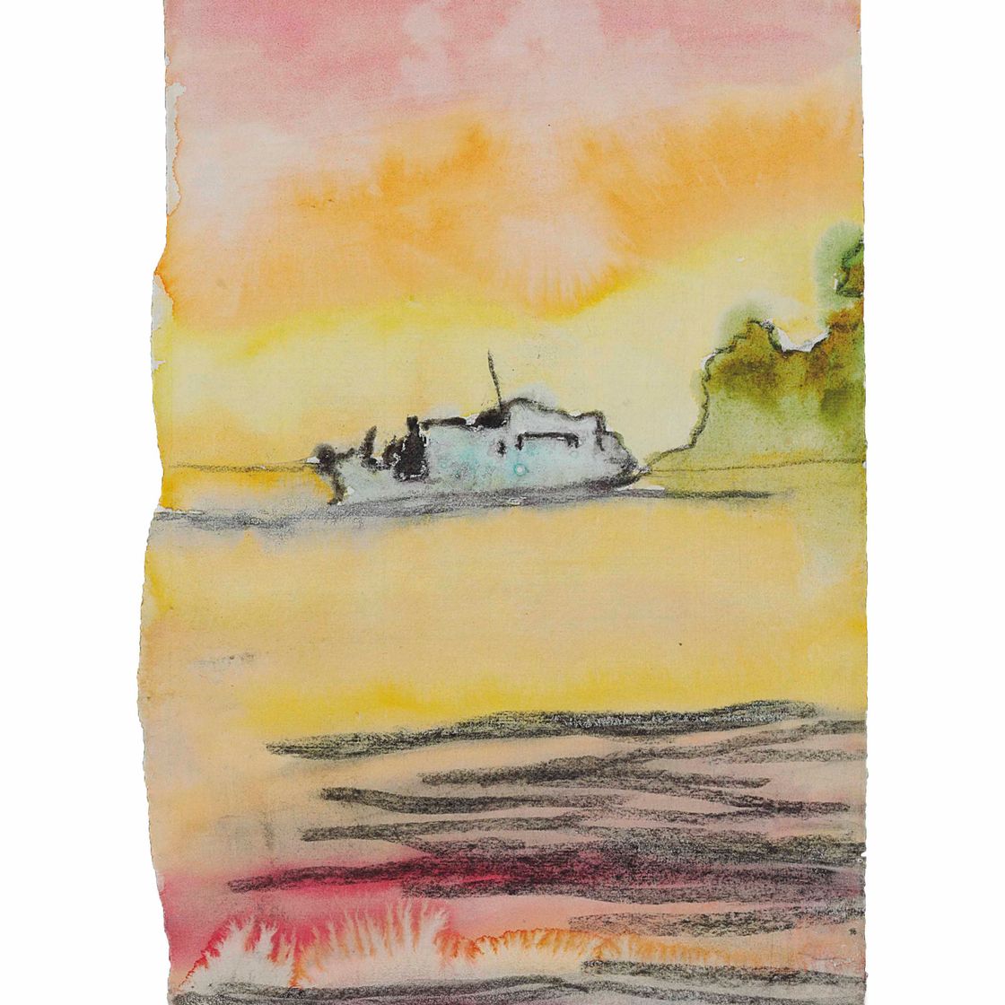 Peter Doig — Поездка на лодке в Карреру