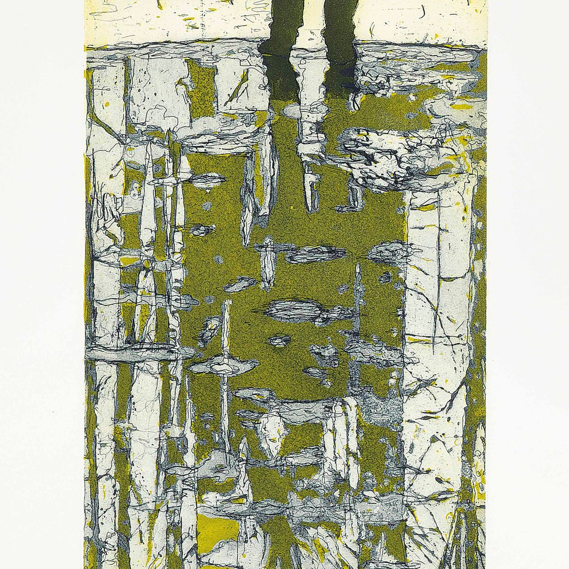 Peter Doig — Отражение (На что похожа твоя душа?), из серии "Кузнечик"