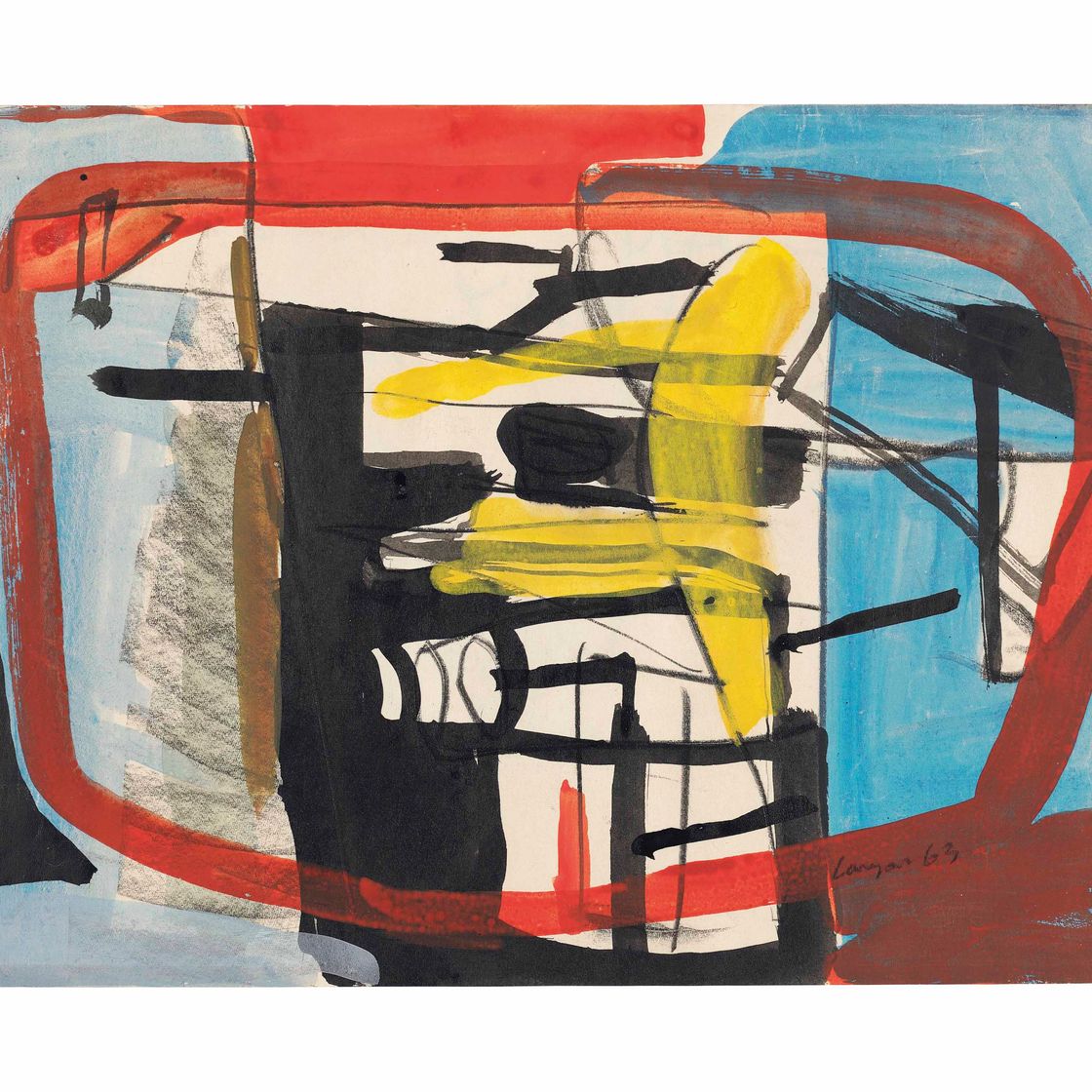Peter Lanyon — Техасское шоссе
