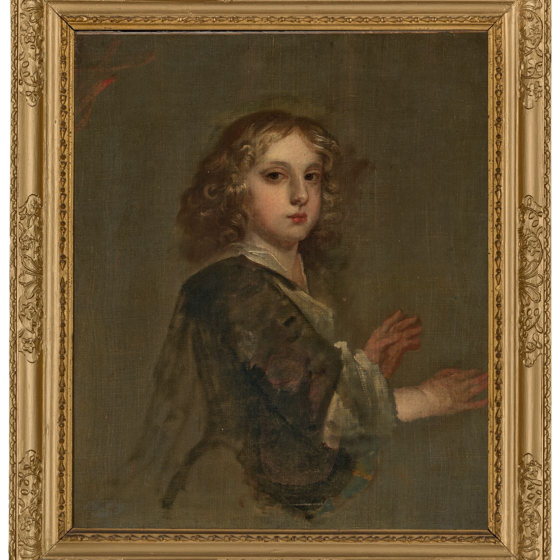 Peter Lely — Портрет Чарльза, виконта Аскотта (1652 - до 1673), в полный рост, в детстве - набросок, изображение 1
