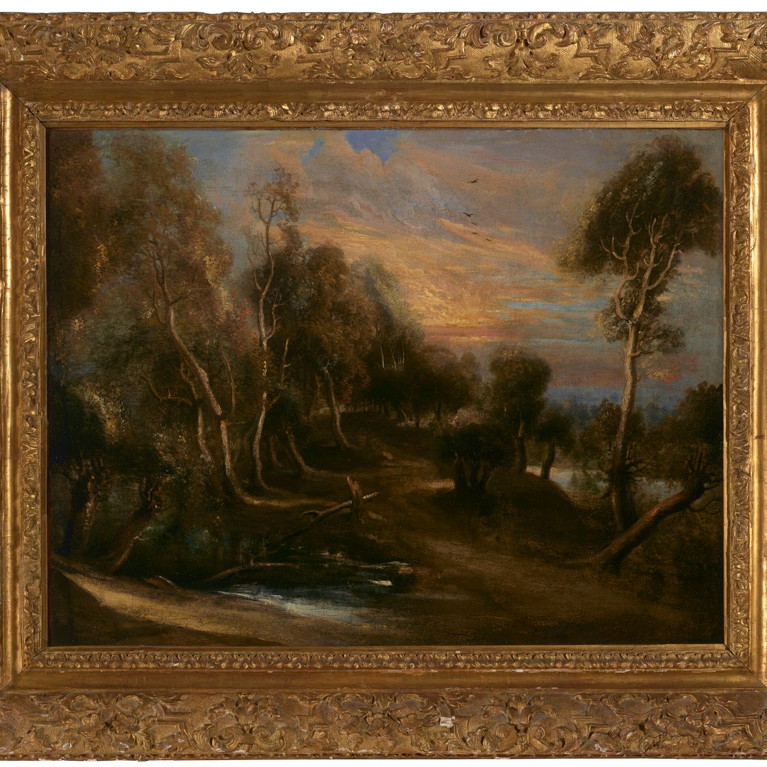 Peter Paul Rubens — Лесистый пейзаж на закате, изображение 2