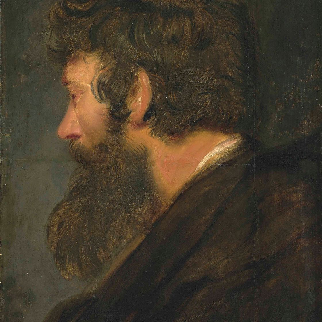 Peter Paul Rubens — Головной кабинет бородатого мужчины