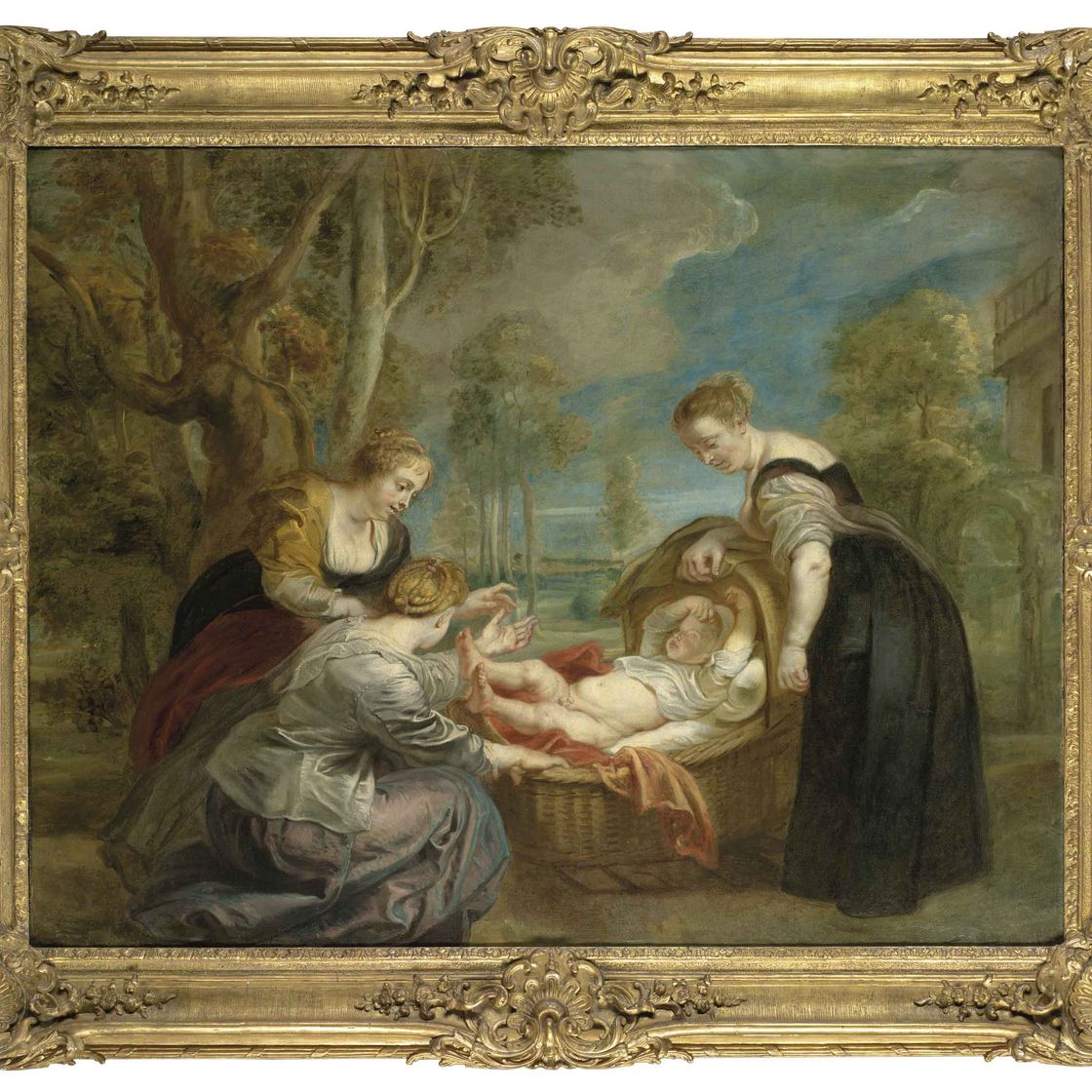 Peter Paul Rubens — Моисей, усыновленный дочерью Фараона
