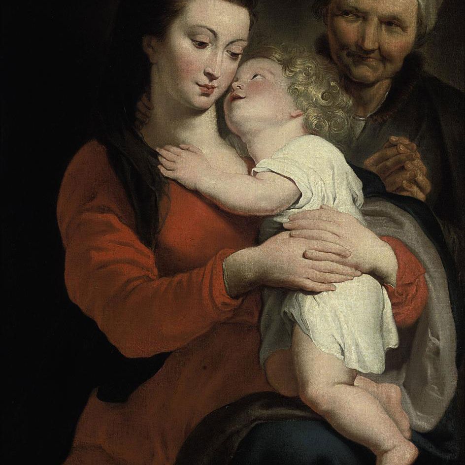 Peter Paul Rubens — Богородица с младенцем и святой Анной