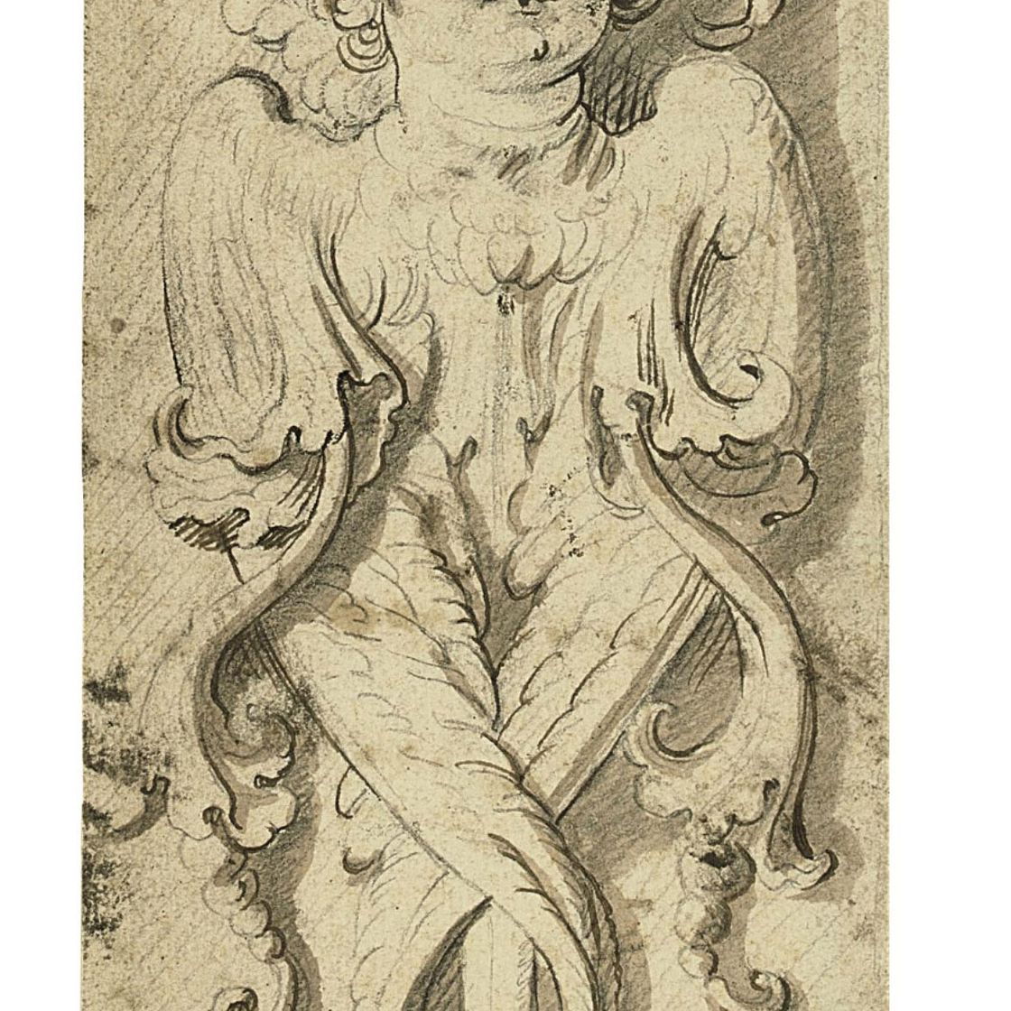 Peter Paul Rubens — Дизайн декоративного панно с головкой в виде лопатки