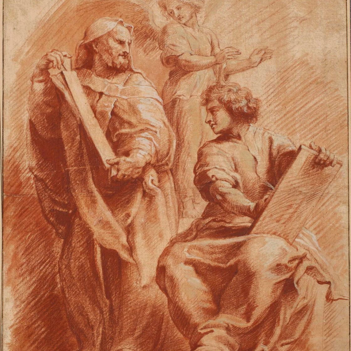 Peter Paul Rubens — Пророки Давид и Даниил, последовавшие за Рафаэлем