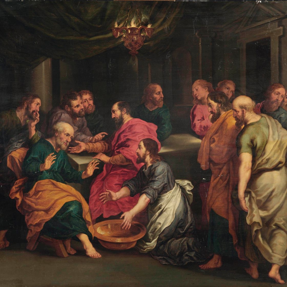Peter Paul Rubens — Христос омывает ноги своим ученикам