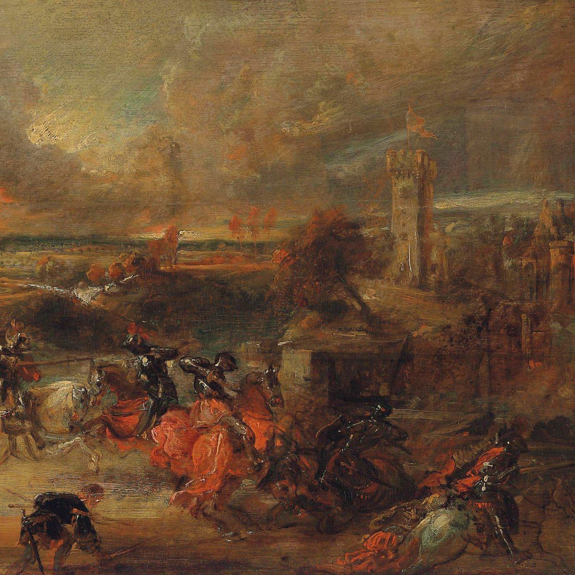 Peter Paul Rubens — Рыцарский турнир перед замком Стин