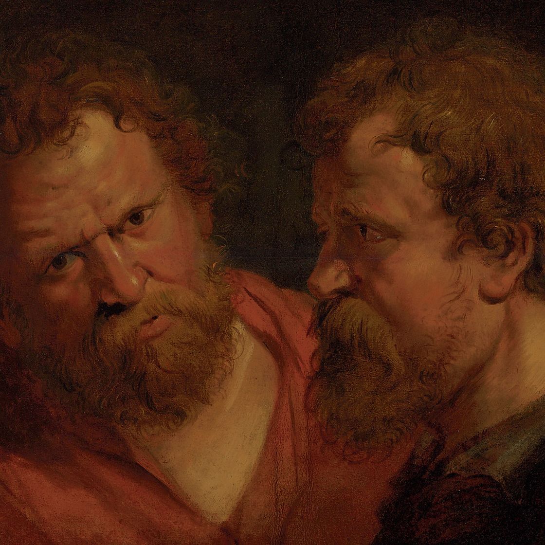 Peter Paul Rubens — Исследование двух мужских голов