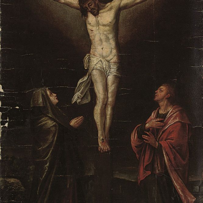 Peter Paul Rubens — Распятие с Богородицей и Магдалиной