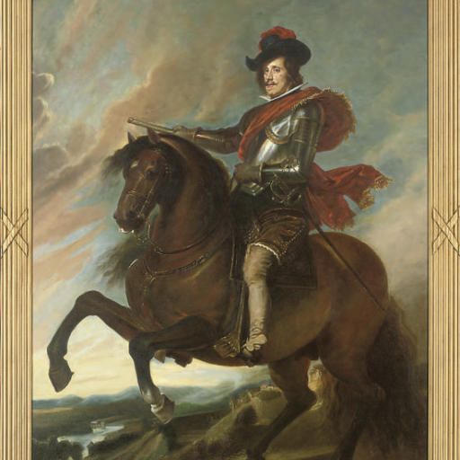 Peter Paul Rubens — Портрет Филиппа IV Испанского верхом на лошади