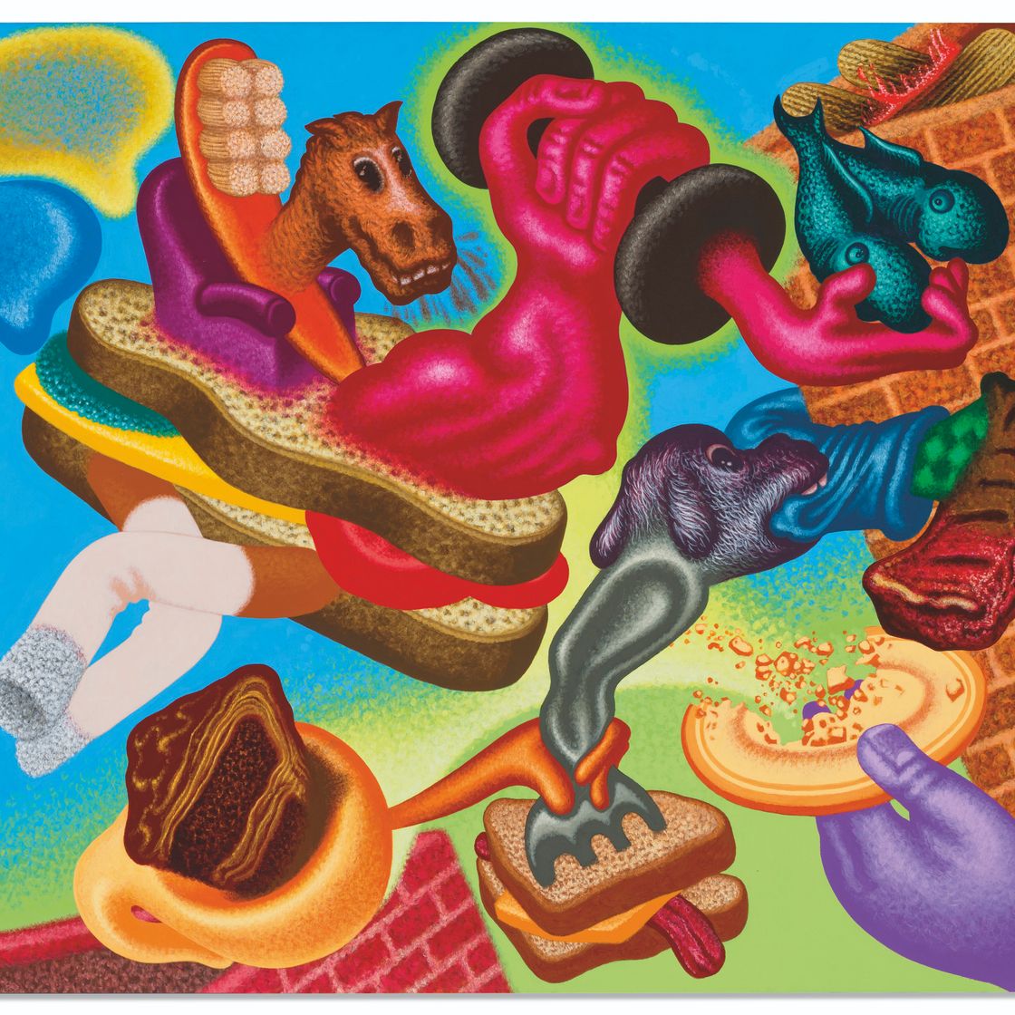 Peter Saul — Хлоп