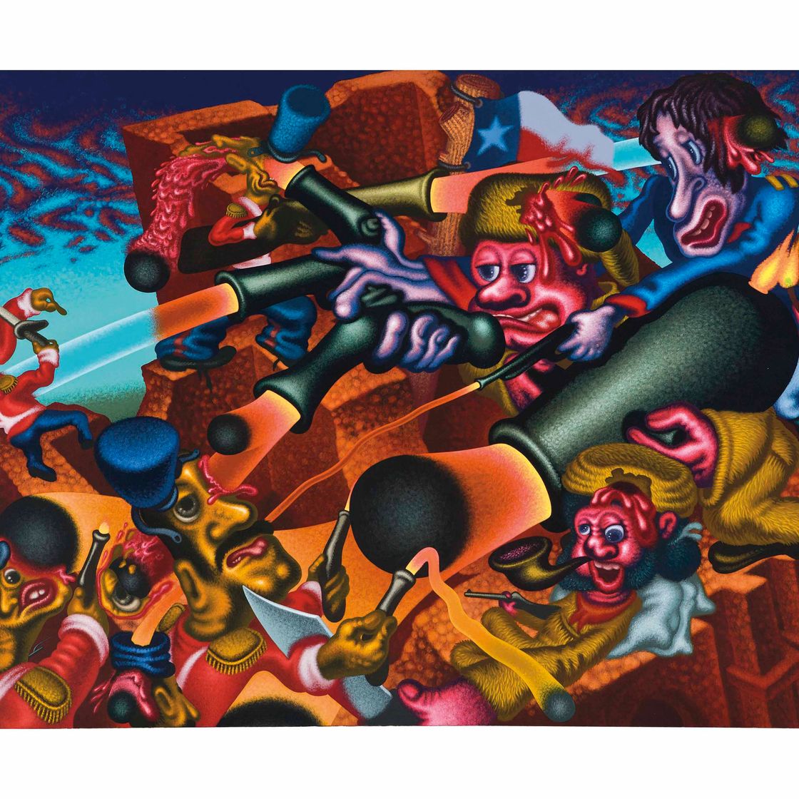 Peter Saul — В Аламо