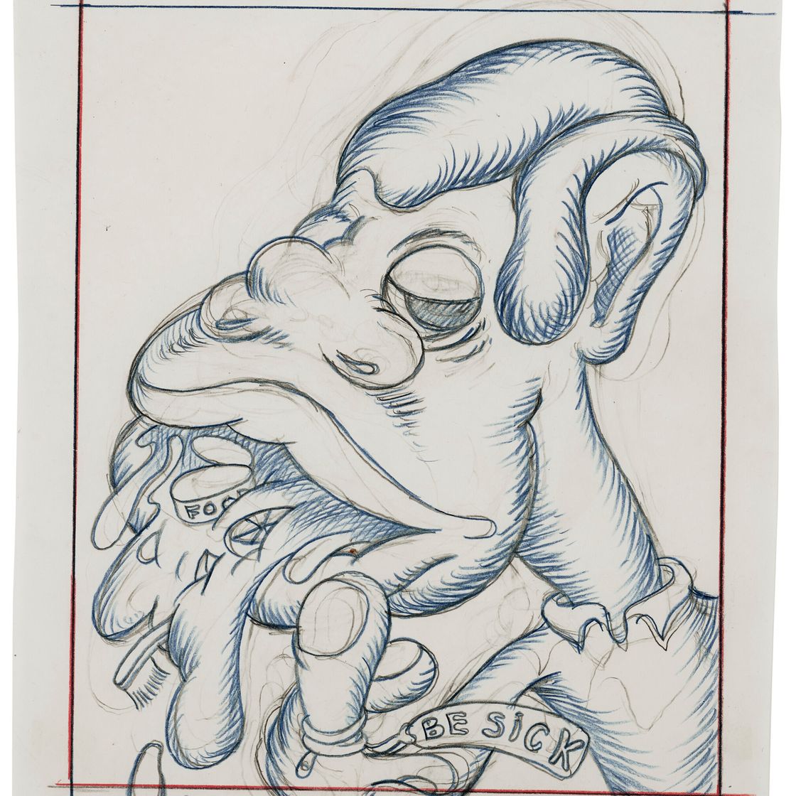 Peter Saul — Быть больным, изображение 1