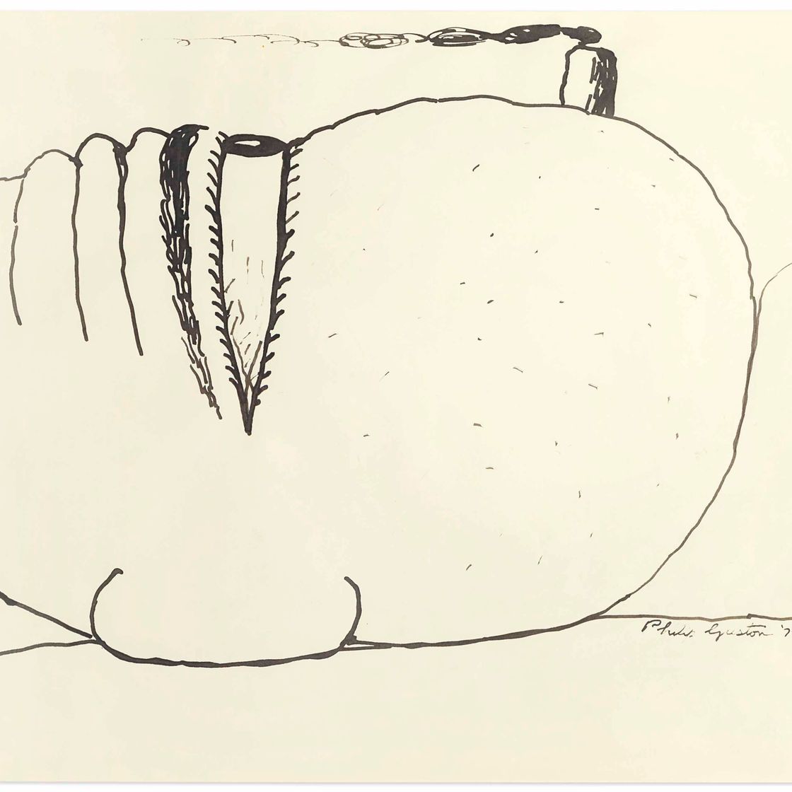 Philip Guston — Голова и дым, изображение 1
