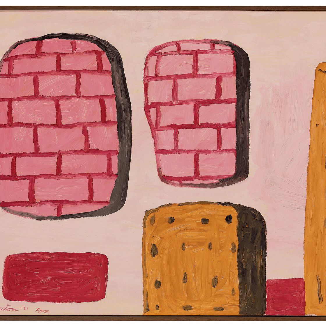 Philip Guston — Стена Трастевре в Риме