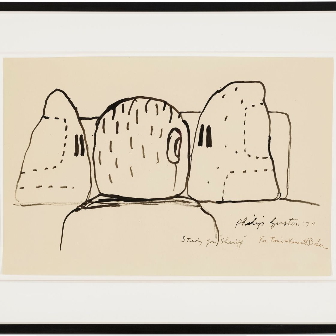 Philip Guston — Учеба на шерифа, изображение 2