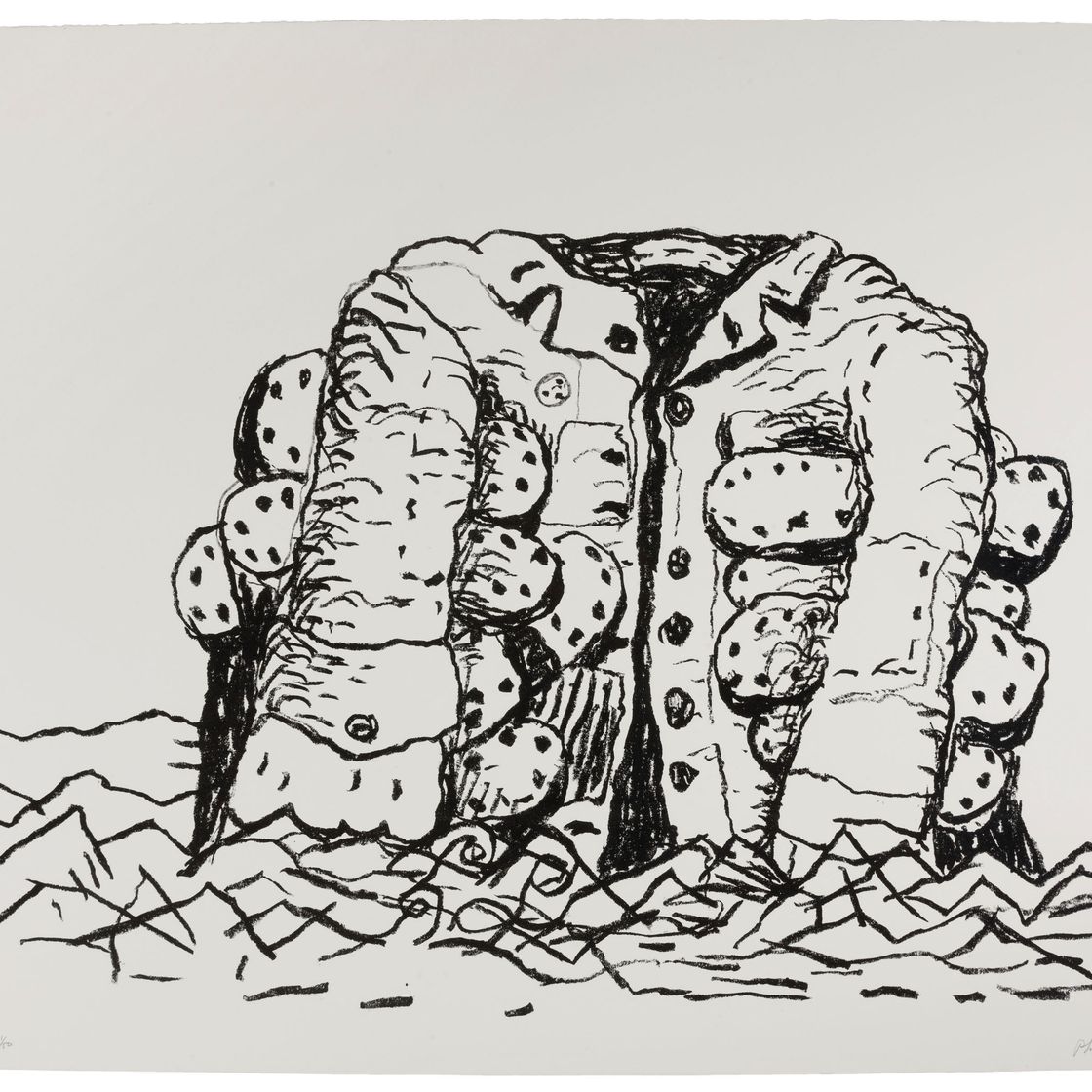 Philip Guston — Пальто