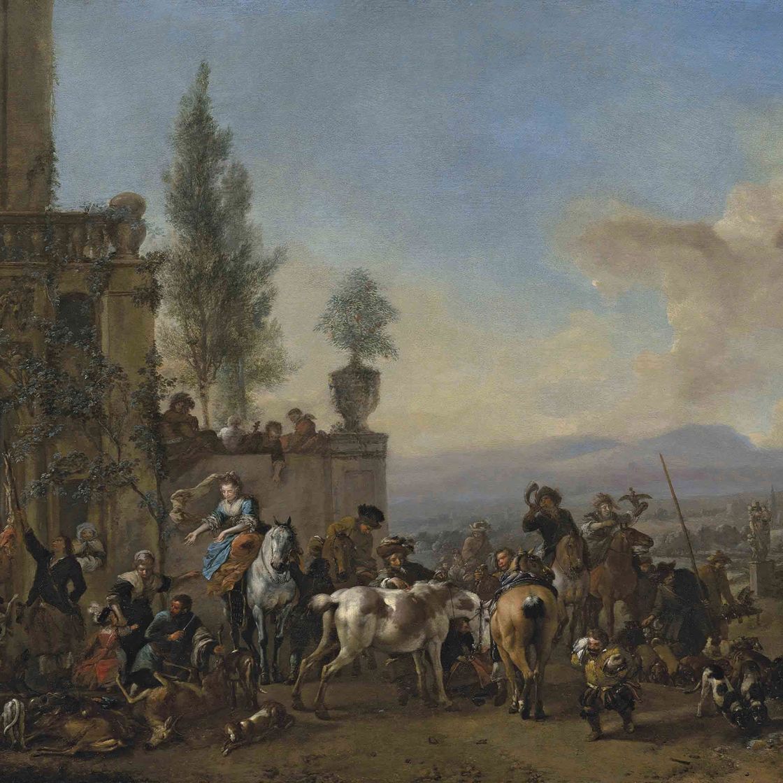 Philips Wouwerman — Возвращение с охоты