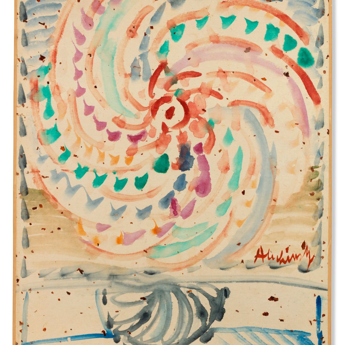 Pierre Alechinsky — Лес Руэ