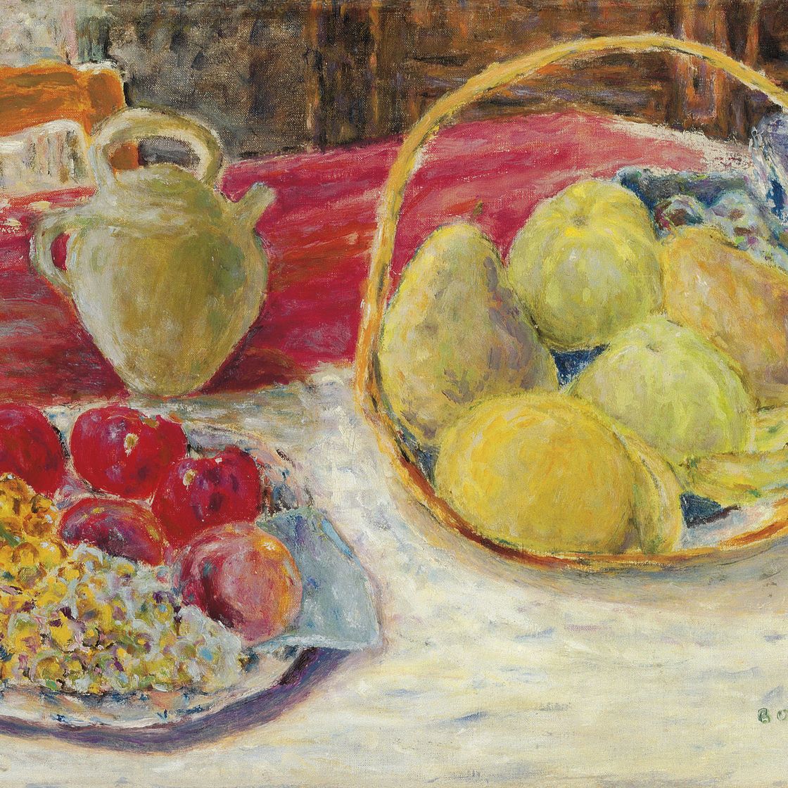 Pierre Bonnard — Смерть природы среди фруктов в солнечном свете