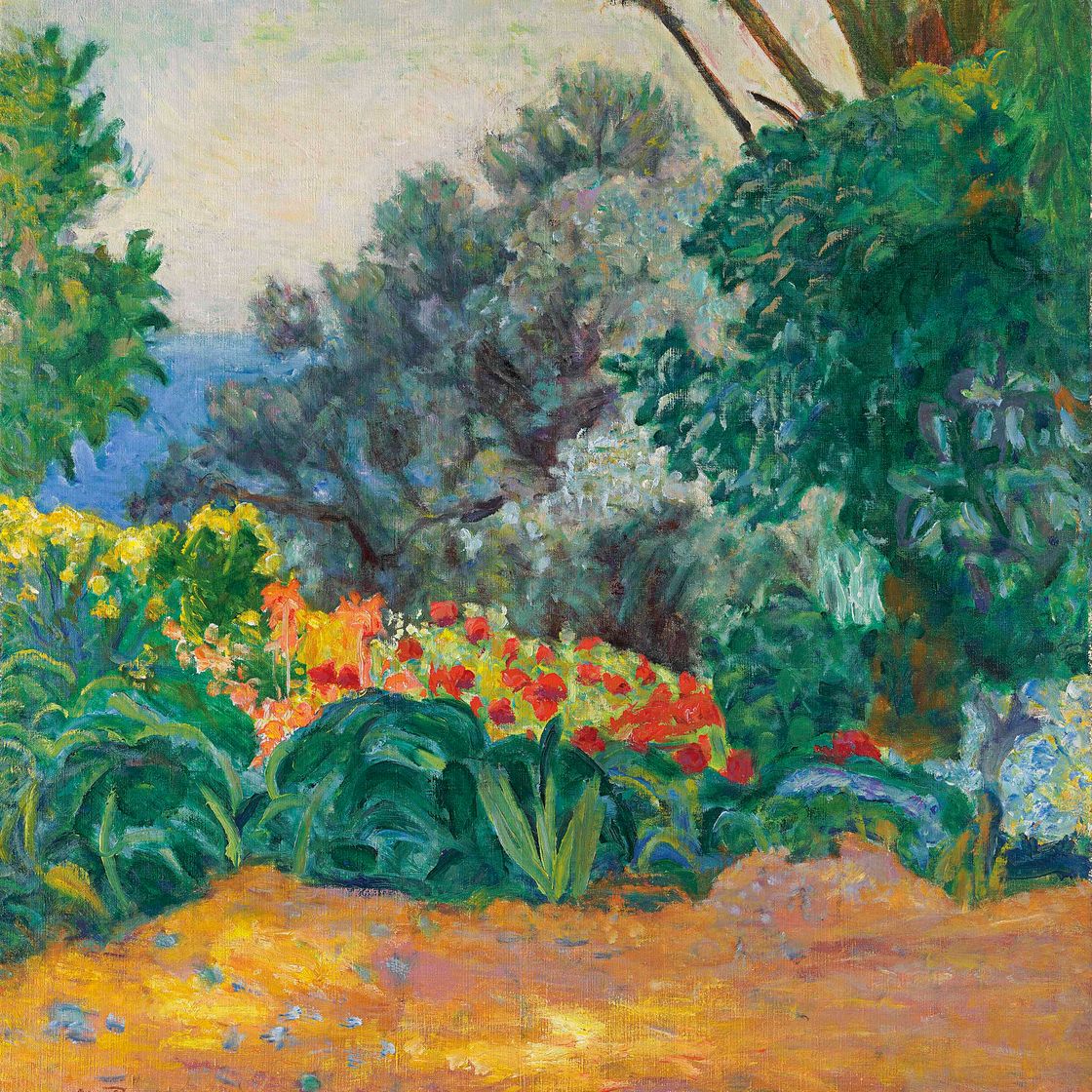 Pierre Bonnard — Монета с цветочным садом