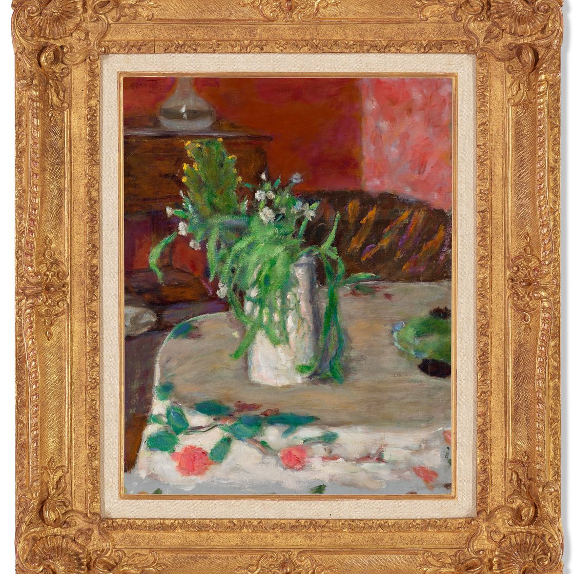 Pierre Bonnard — Цветы и графин, изображение 2