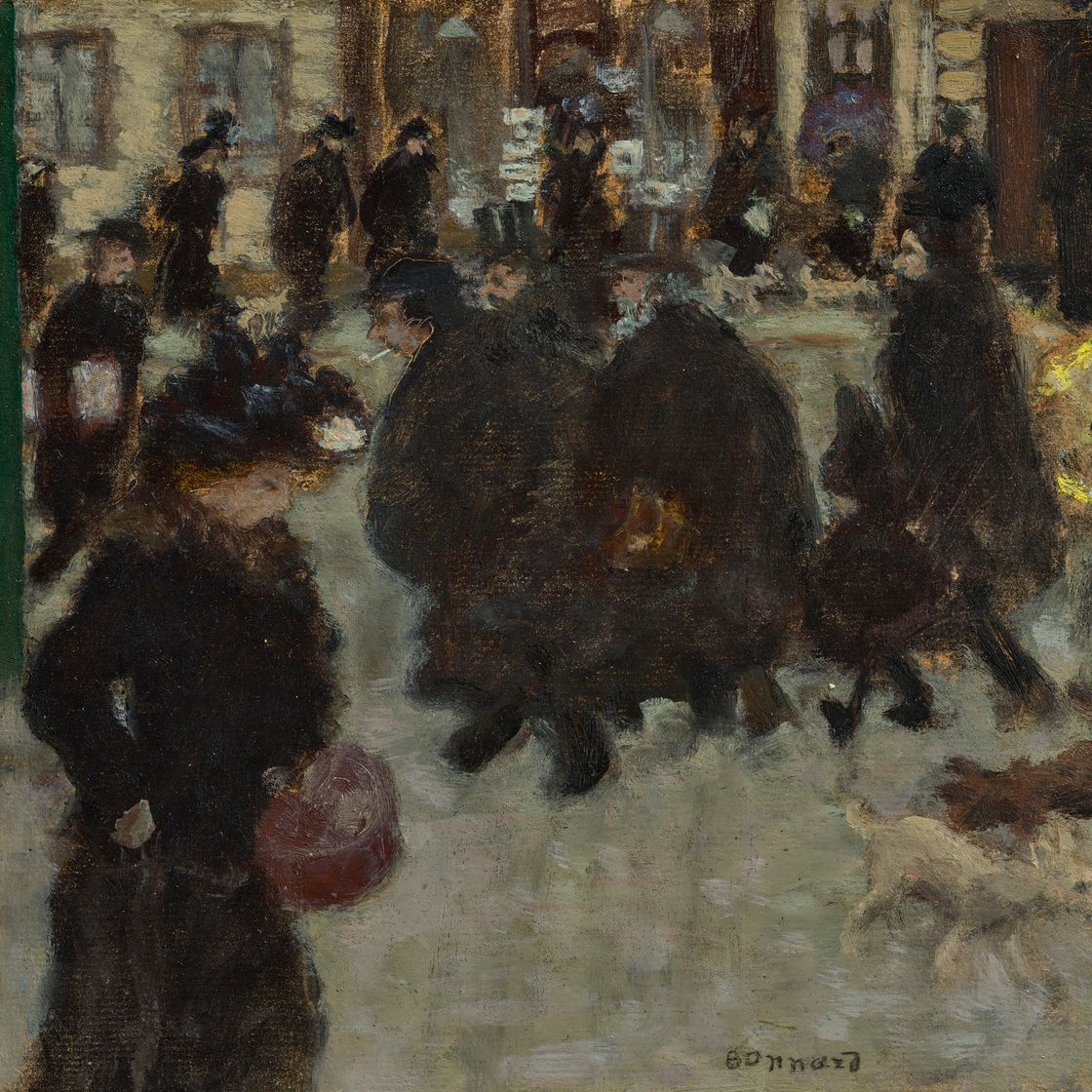 Pierre Bonnard — Персонажи на улице, изображение 1