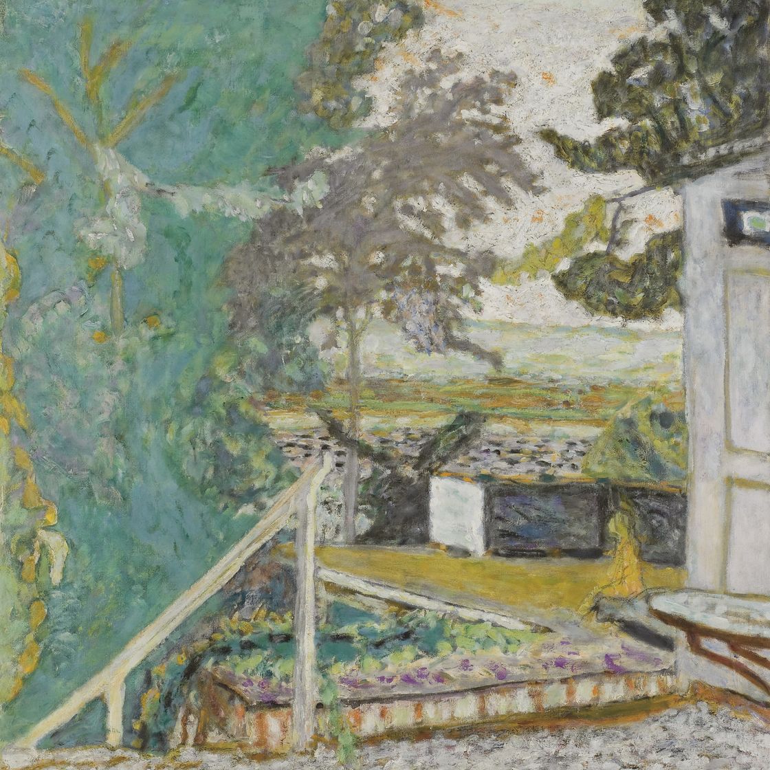 Pierre Bonnard — Ла-терраса на берегу Сены, Вернон