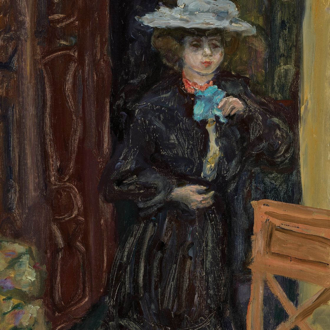 Pierre Bonnard — Марта в белой шапочке, изображение 1