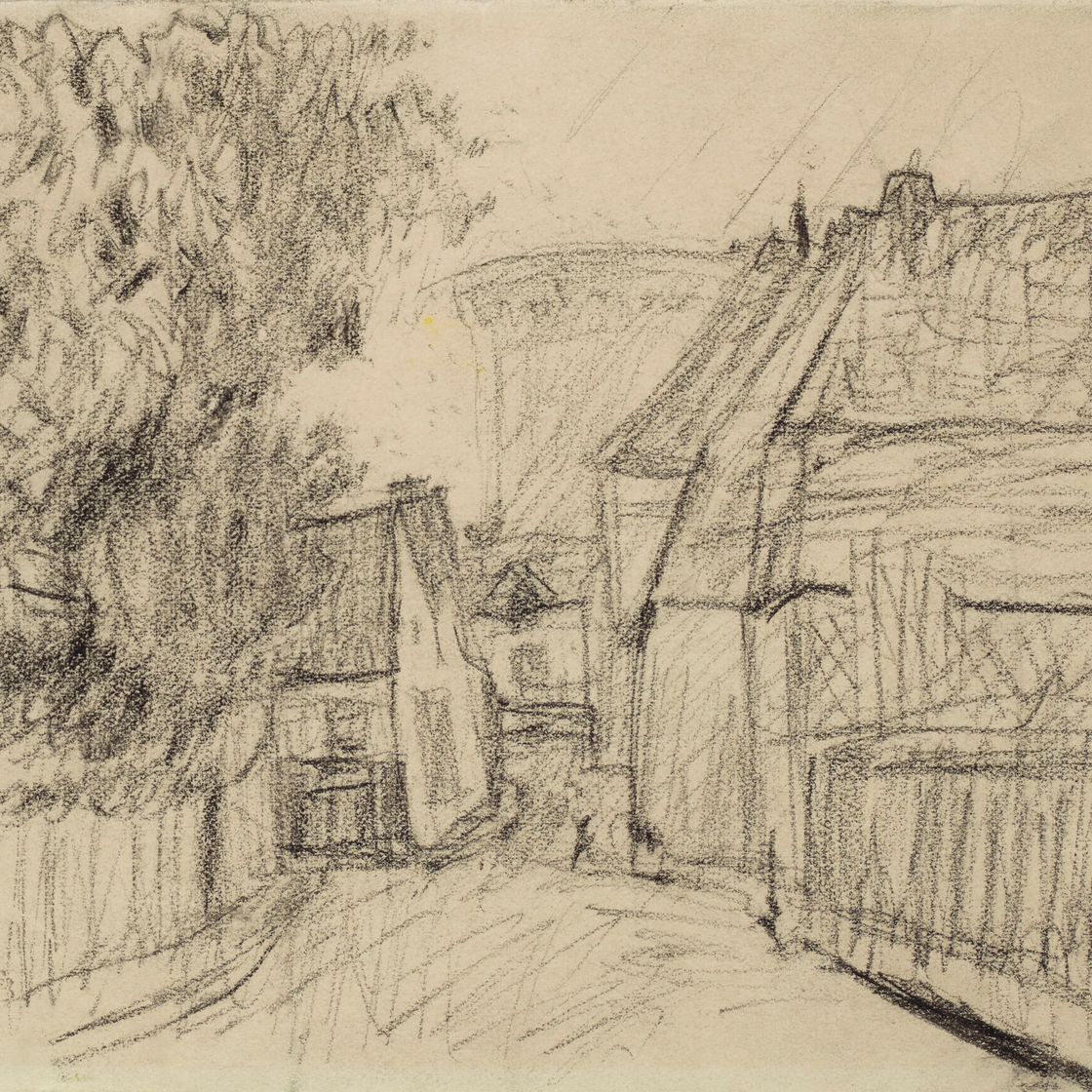 Pierre Bonnard — Улица в деревне