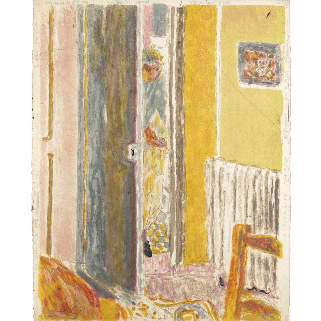 Pierre Bonnard — La Radiateur, из альбома Пьера Боннара