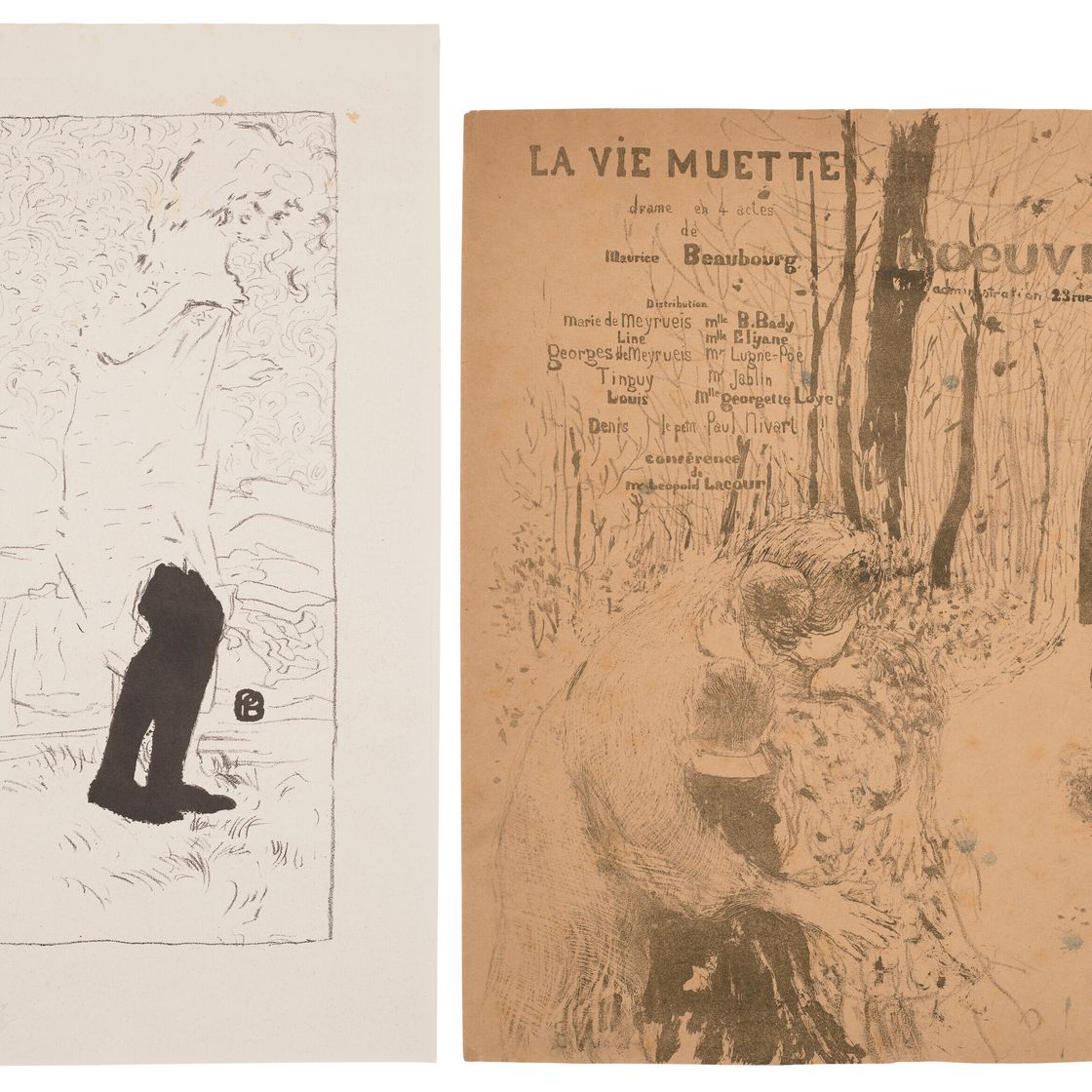 Pierre Bonnard — Два отпечатка