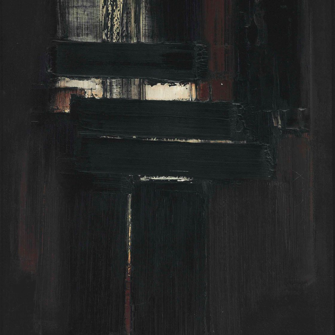 Pierre Soulages — Рисунок 81 х 60 см, 1955