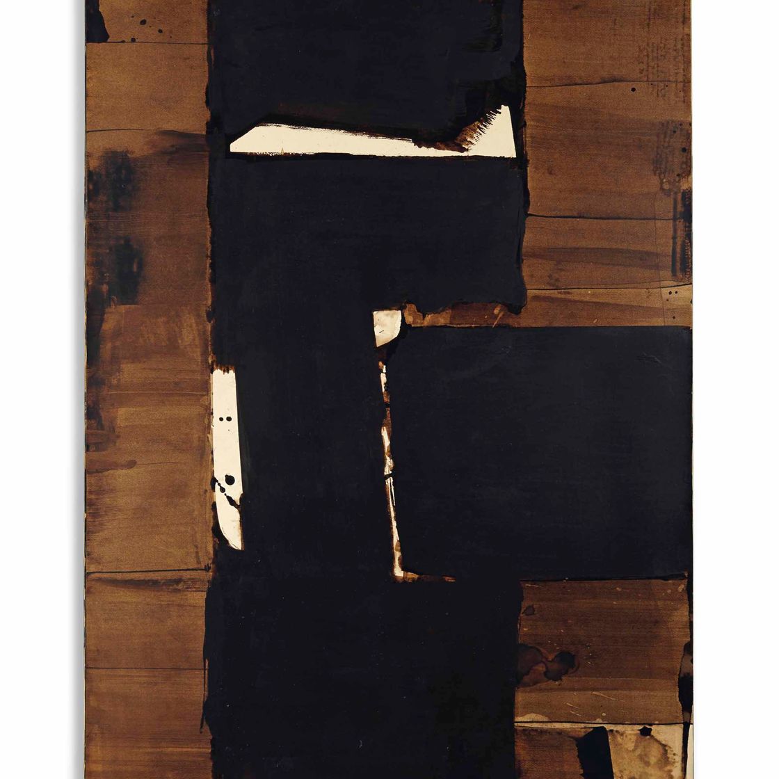 Pierre Soulages — Броу де нуа, 109 х 74 см, 1977