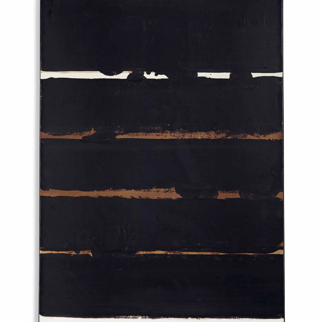 Pierre Soulages — Броу де нуа, 75 х 53,5 см, 2003