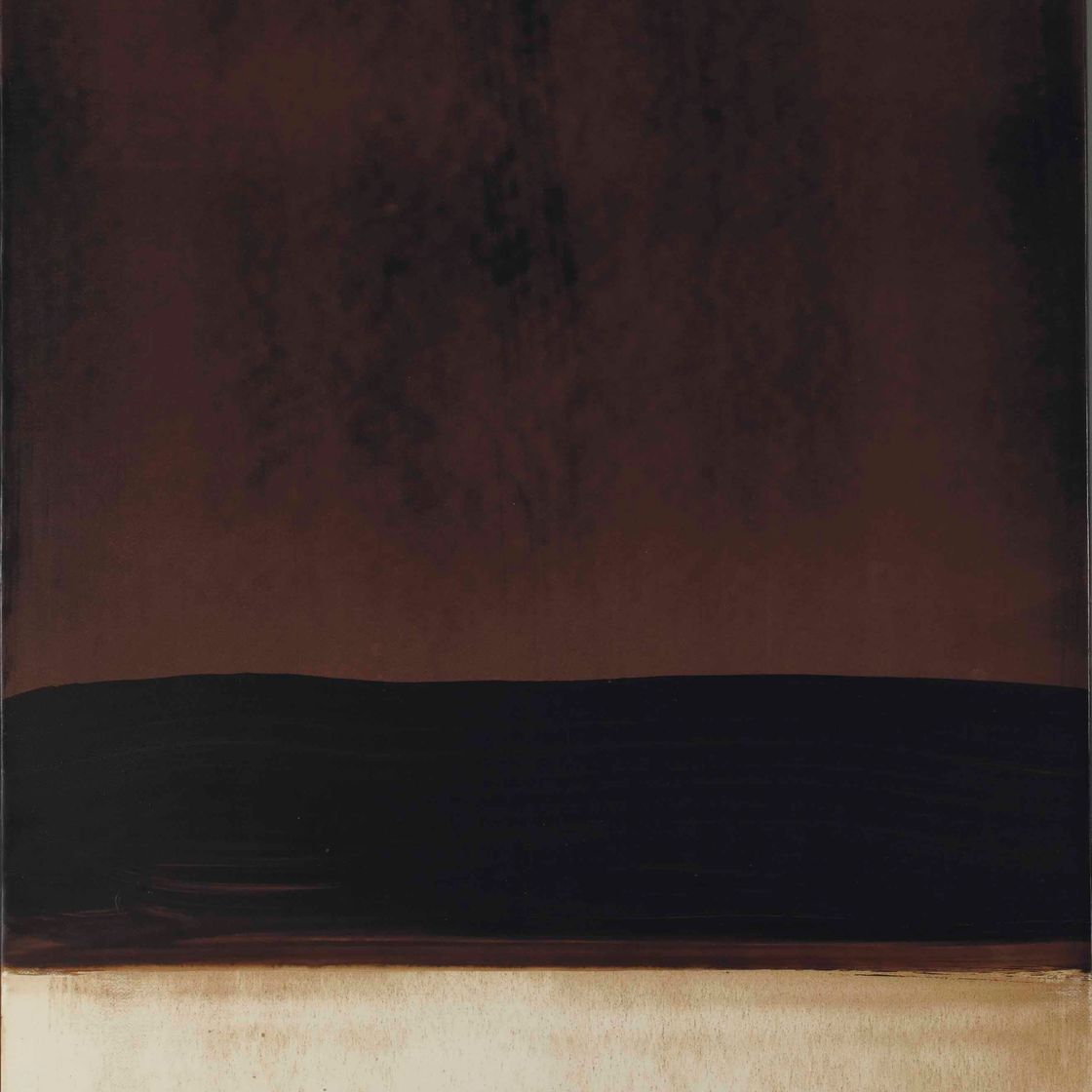 Pierre Soulages — Броу де нуа, 92 х 75 см, 2004
