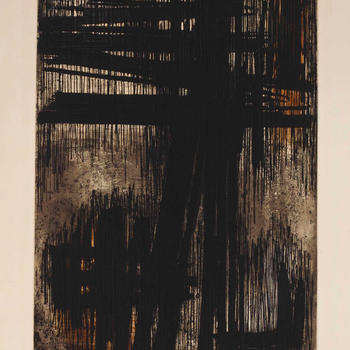 Pierre Soulages — О-форте VII