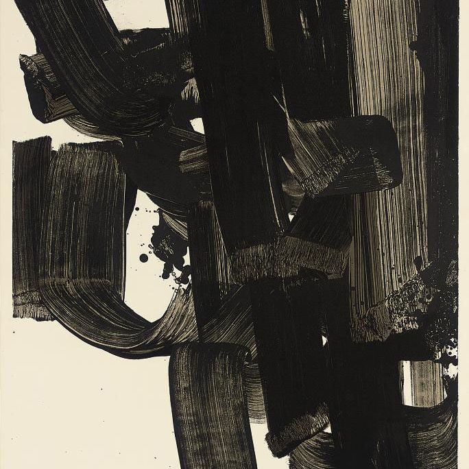 Pierre Soulages — Композиция