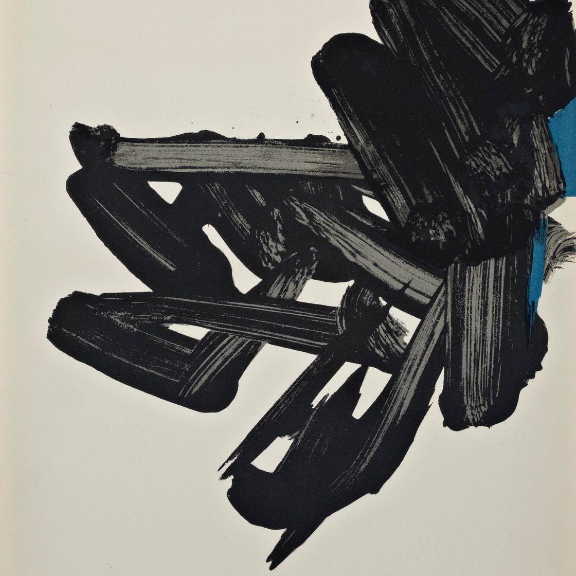 Pierre Soulages — Литография №17 (Ривьера, 19, Энкреве, 63)