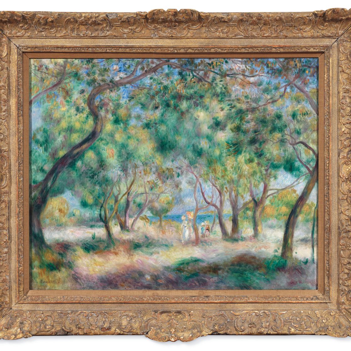 Pierre-Auguste Renoir — Набережная у берега моря (лес Нуармутье), изображение 2