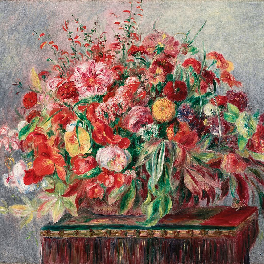 Pierre-Auguste Renoir — Цветочная корзина