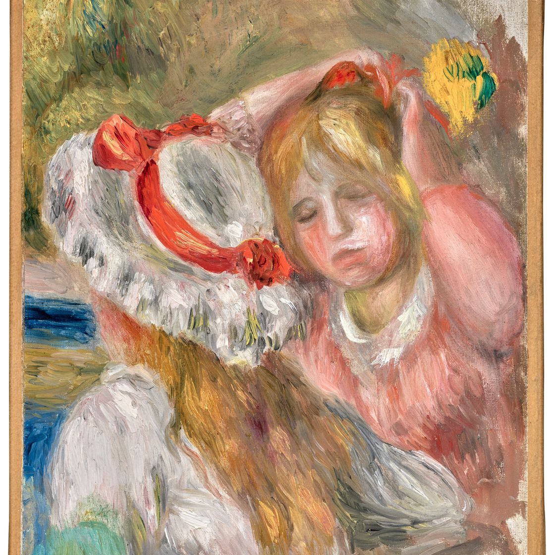 Pierre-Auguste Renoir — Два молодых человека в шапочке для румян, изображение 2
