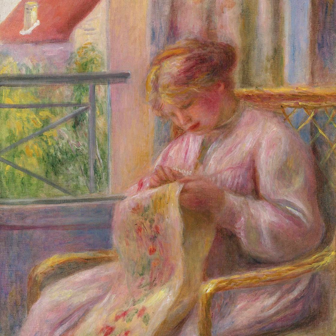 Pierre-Auguste Renoir — Молодая женщина бродит у окна