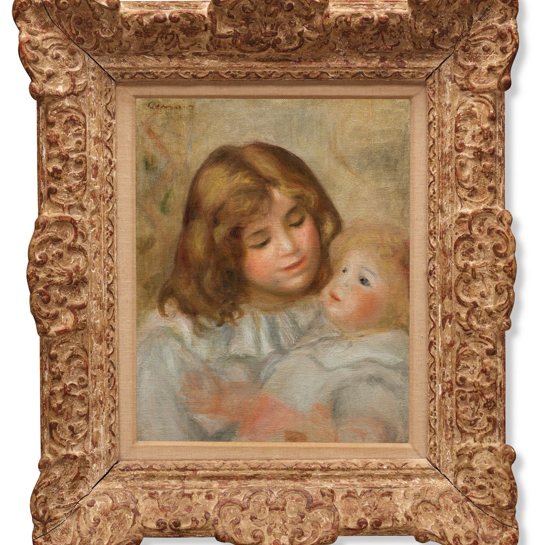 Pierre-Auguste Renoir — Маленькая девочка, похожая на пупса, изображение 2