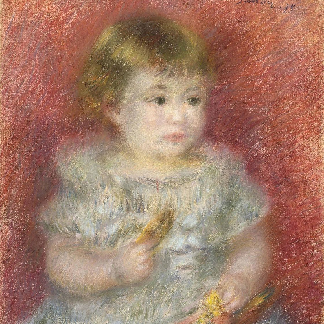 Pierre-Auguste Renoir — Портрет бебе (Люсьен Доде)
