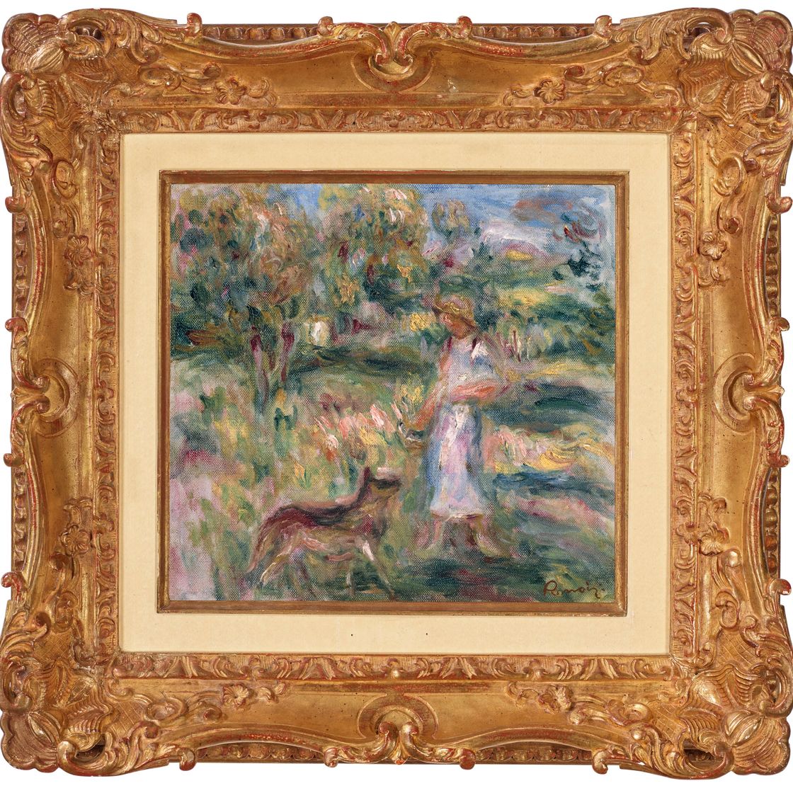 Pierre-Auguste Renoir — Расплата за то, что женщина была в синем и за то, что она была в Каньоне, изображение 2